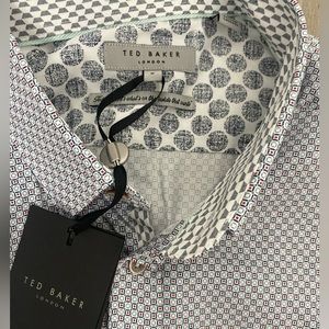 Men’s Ted Baker London short sleeve button down. XL